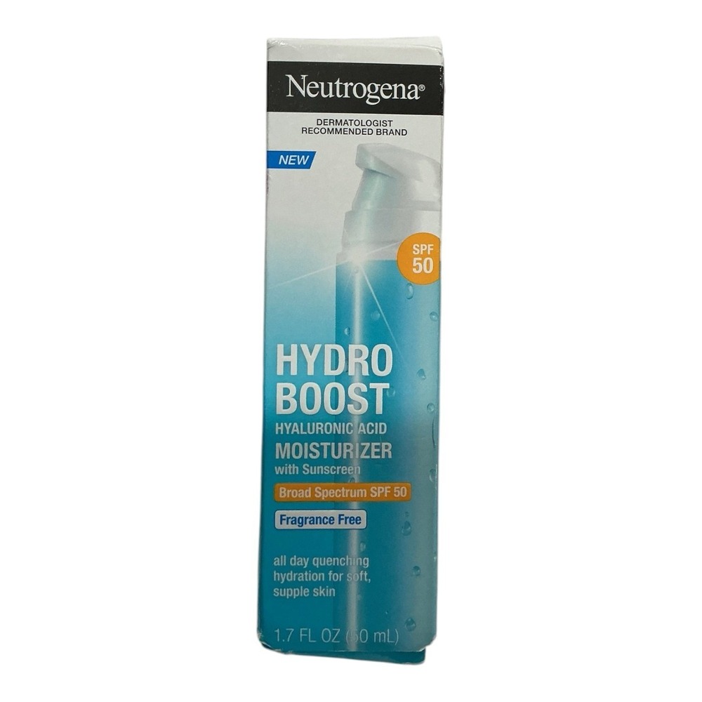 Neutrogena Hydro Boost Moisturizer‎ SPF 50 1.7oz Fragrance Free
